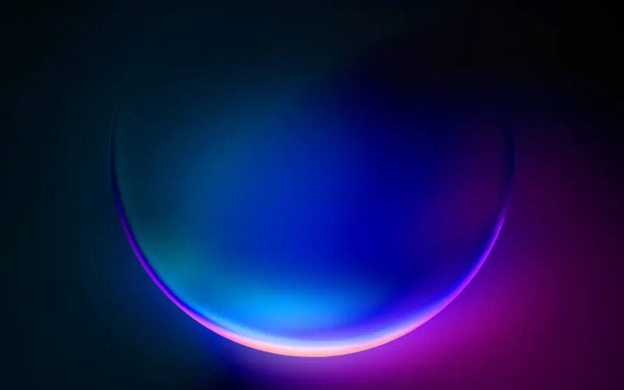 4k光影壁纸-发光 - 抽象-星球「哲风壁纸」