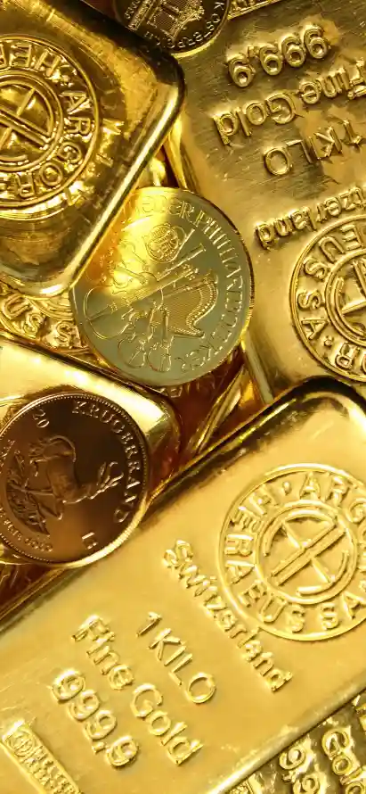 4k特写壁纸 - 财富 - 足金 - 金币「哲风壁纸」