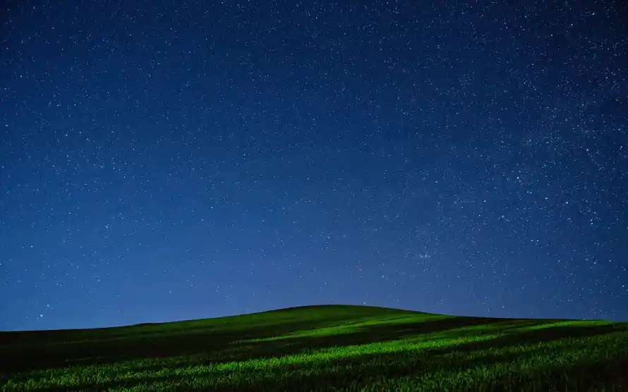 4k夜幕壁纸-夜晚 - 旷野-星空「哲风壁纸」