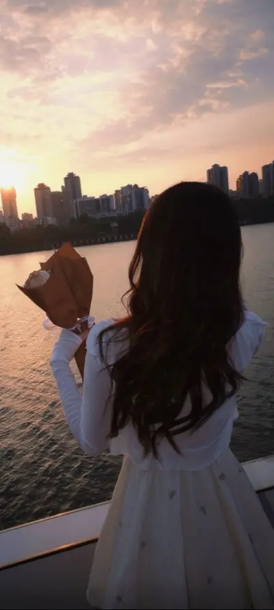 4k夕阳壁纸 - 晚霞 - 水面 - 湖边「哲风壁纸」