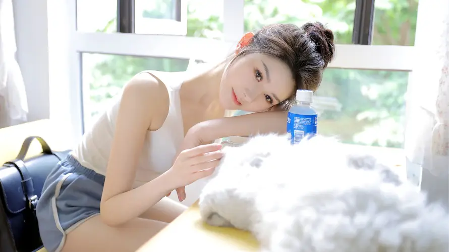 2k侧脸壁纸-元气 - 写真-居家「哲风壁纸」