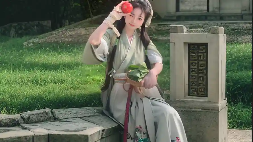 4k古风壁纸-庭院 - 户外-汉服「哲风壁纸」
