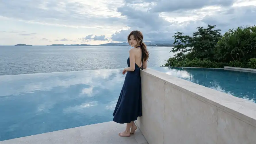 3k云朵壁纸-回眸 - 夏日-大海「哲风壁纸」