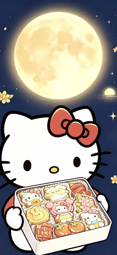 4k可爱壁纸 - 夜空 - 星星 - 桂花「哲风壁纸」