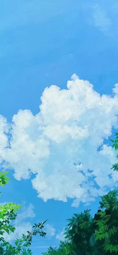 4k仰拍壁纸 - 云 - 夏天 - 天空「哲风壁纸」