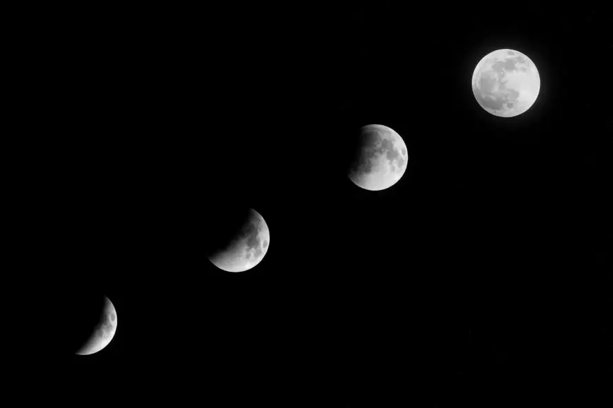 4k变化壁纸 - 夜空 - 天文 - 弦月「哲风壁纸」 4k变化壁纸 - 夜空 - 天文 - 弦月「哲风壁纸」