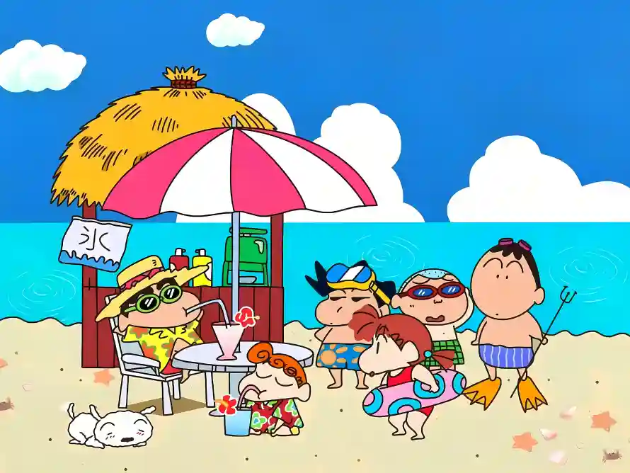 4k夏日壁纸-小白 - 泳装-海滩「哲风壁纸」