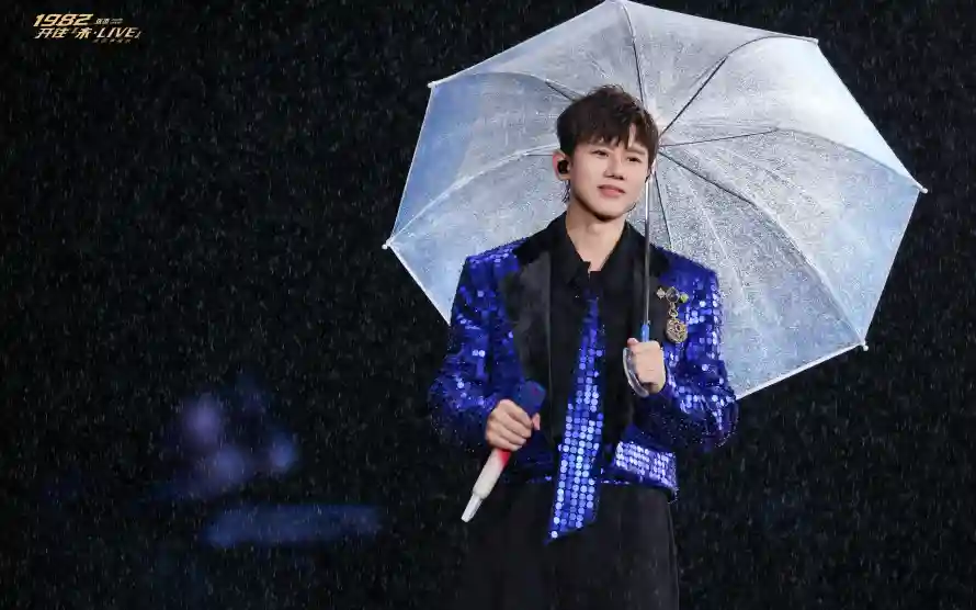 5k张杰壁纸-演出 - 舞台-雨中「哲风壁纸」