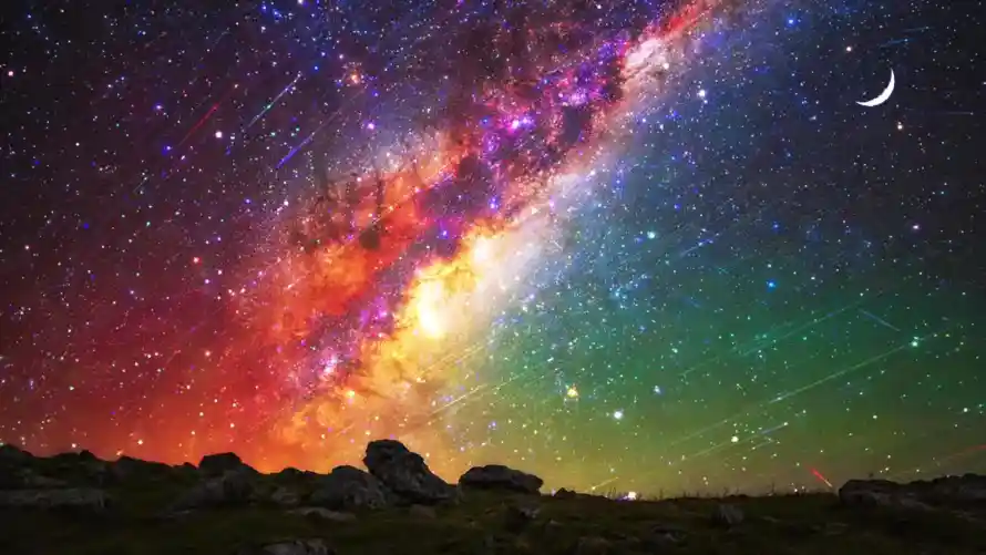 2k夜景壁纸-夜空 - 宇宙-山影「哲风壁纸」