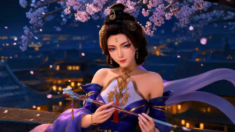 4k凡人壁纸 - 国漫 - 夜景 - 樱花「哲风壁纸」 4k凡人壁纸 - 国漫 - 夜景 - 樱花「哲风壁纸」