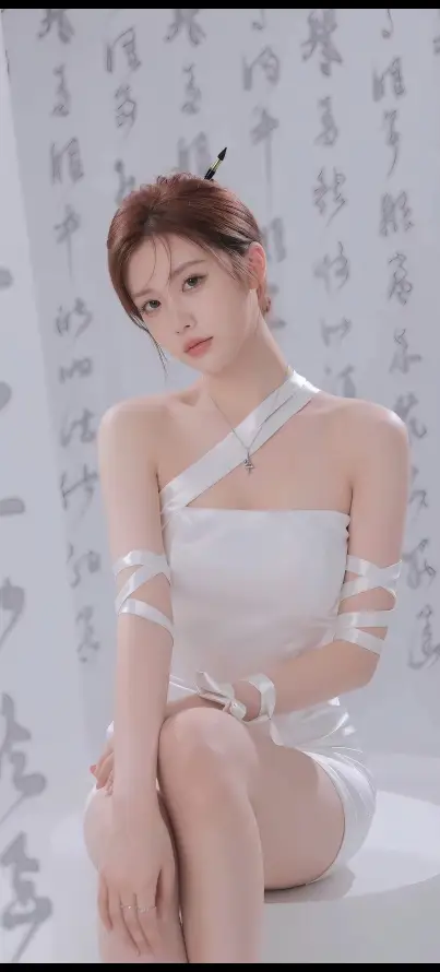 4k写真壁纸 - 发簪 - 国风 - 坐姿「哲风壁纸」