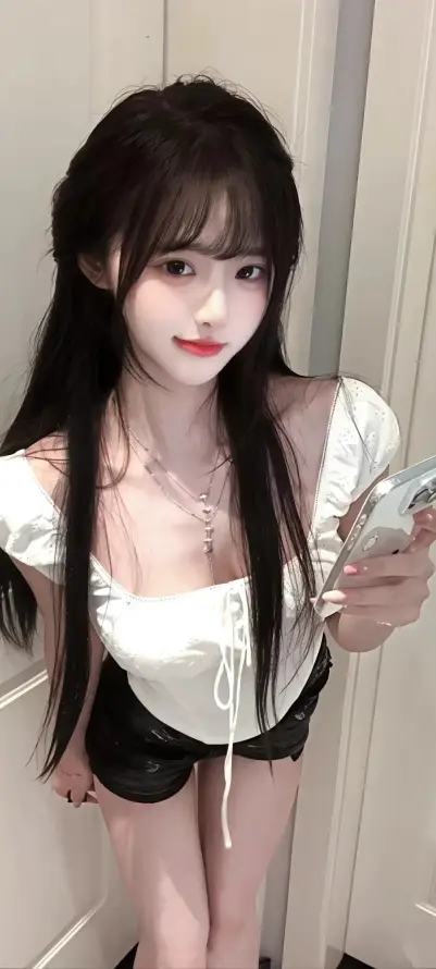 4k室内壁纸 - 甜美 - 红唇 - 美女「哲风壁纸」
