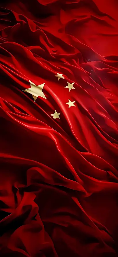 4k红旗壁纸 - 中国国旗 - 五星红旗 - 爱国主题「哲风壁纸」