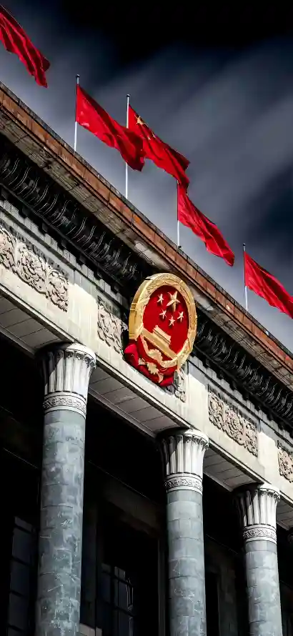 4k仰拍壁纸 - 国徽 - 庄严 - 石柱「哲风壁纸」