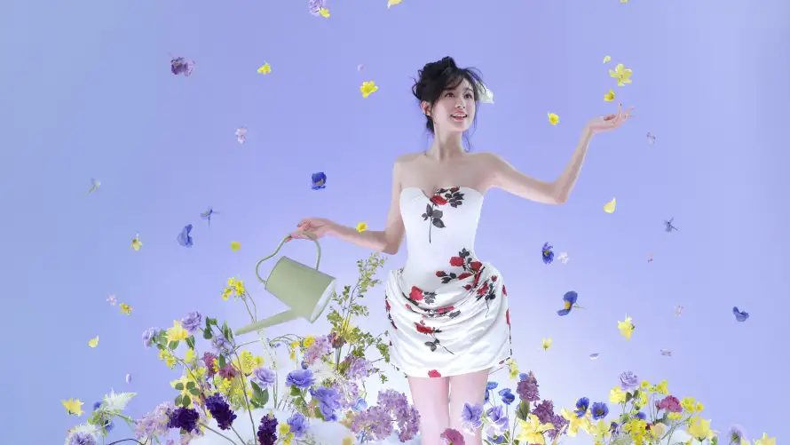 4k写真壁纸-梦幻 - 清新-盘发「哲风壁纸」