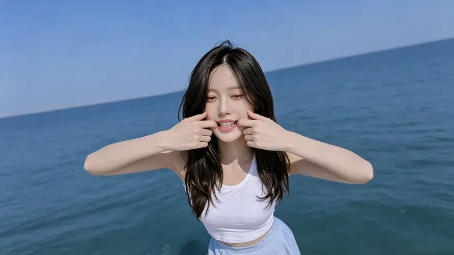3k人像壁纸-夏日 - 少女-户外「哲风壁纸」