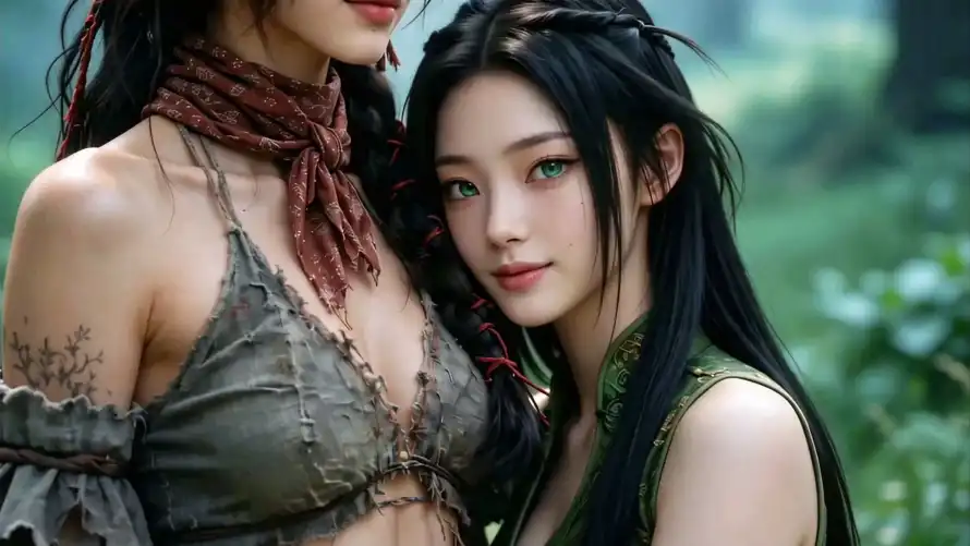 4k丝巾壁纸 - 双女 - 古风 - 户外「哲风壁纸」 4k丝巾壁纸 - 双女 - 古风 - 户外「哲风壁纸」