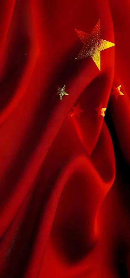 4k国庆壁纸 - 星光 - 五星红旗 - 爱国主题「哲风壁纸」