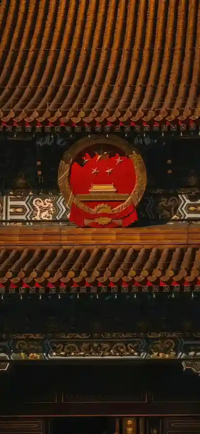4k彩绘壁纸 - 红色 - 庄严 - 国徽「哲风壁纸」