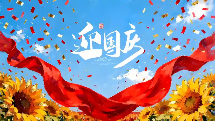 8k喜庆壁纸-庆祝 - 彩带-白云「哲风壁纸」
