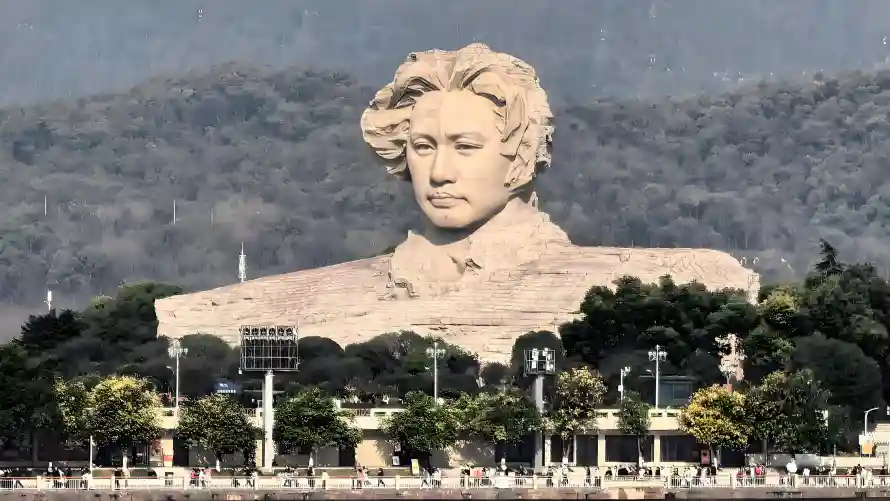 5k湘江壁纸-岳麓山 - 历史地标-城市风景「哲风壁纸」
