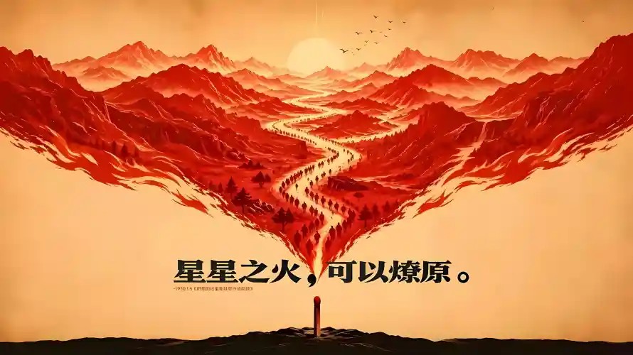 3k山河壁纸-插画 - 日出-火种「哲风壁纸」