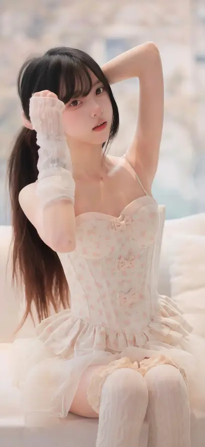 4k人像壁纸 - 少女 - 柔光 - 清纯「哲风壁纸」