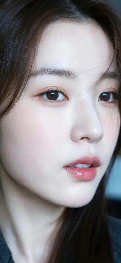 4k人像壁纸 - 冷调 - 少女 - 淡妆「哲风壁纸」