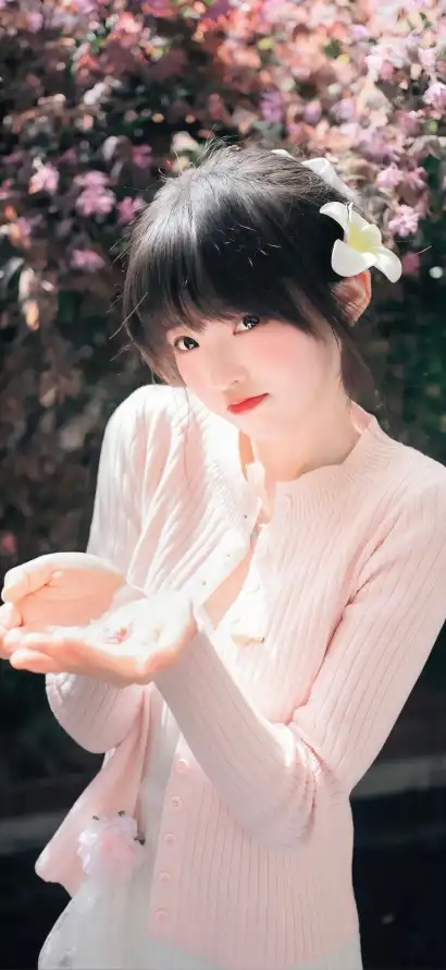 4k人像壁纸 - 少女 - 清纯 - 黑发「哲风壁纸」