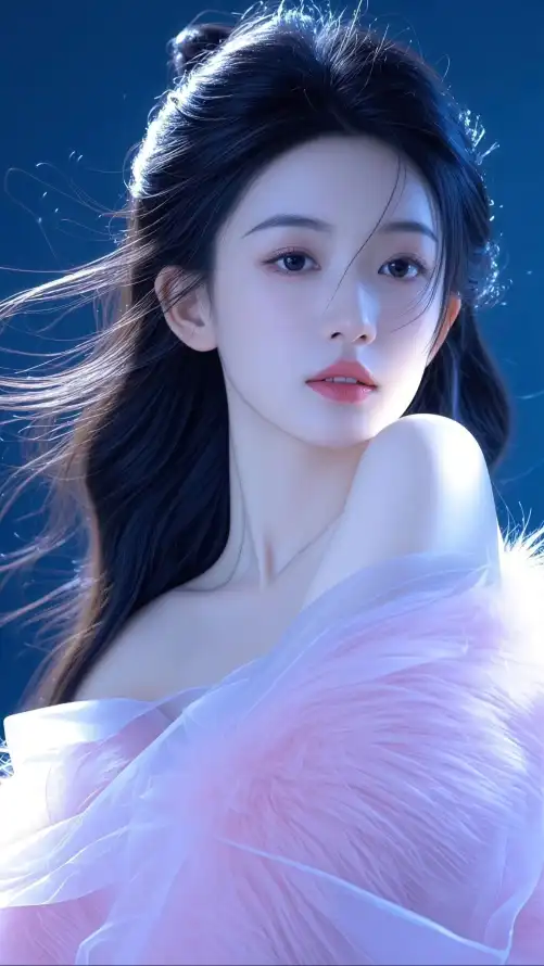 4k侧脸壁纸 - 清纯 - 碎发 - 露肩「哲风壁纸」