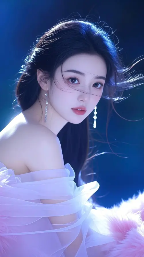 4k发丝壁纸 - 少女 - 清纯 - 盘发「哲风壁纸」