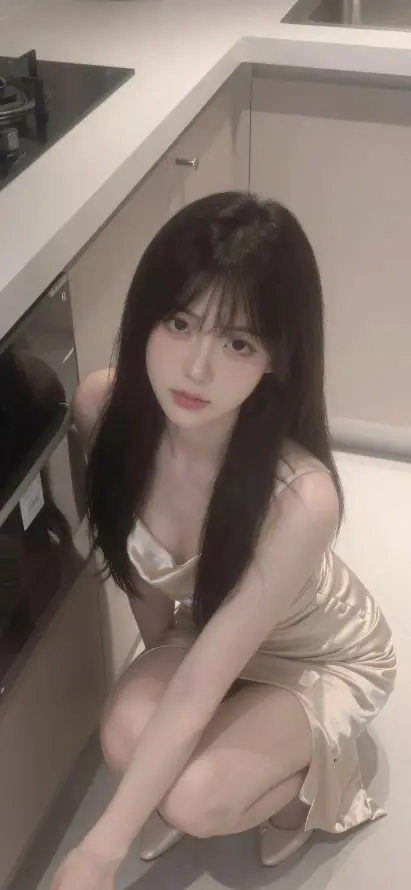 4k厨房壁纸 - 少女 - 居家 - 暖调「哲风壁纸」