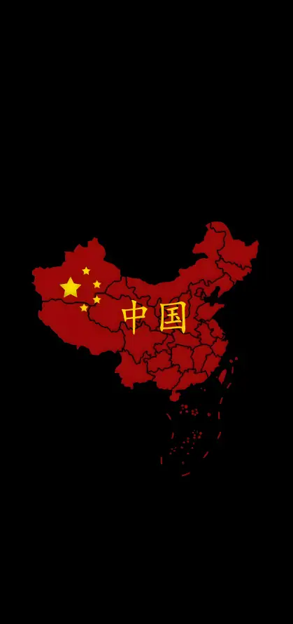 4k爱国壁纸 - 简约 - 红色 - 五角星「哲风壁纸」
