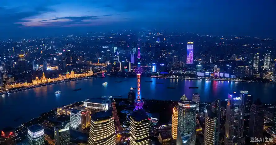 3k上海壁纸-外滩 - 江景-灯光「哲风壁纸」