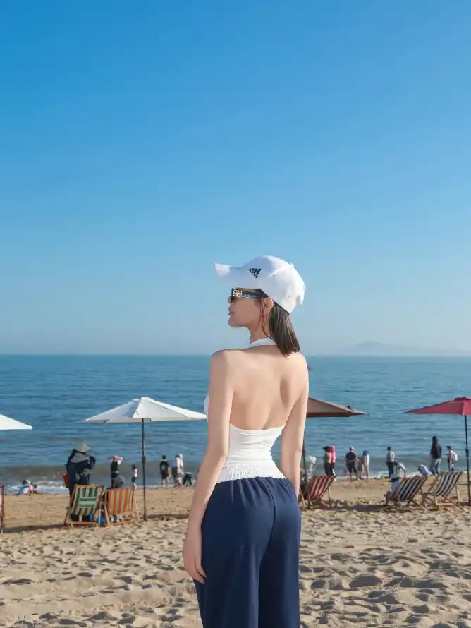 4k墨镜壁纸 - 大海 - 度假 - 沙滩「哲风壁纸」