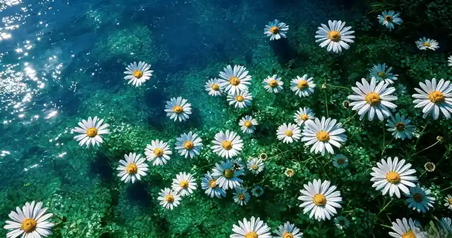 3k治愈壁纸-清新 - 自然-花丛「哲风壁纸」
