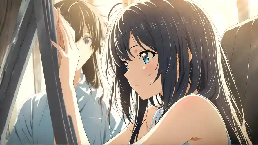 4k动漫壁纸 - 夕阳 - 少女 - 春物「哲风壁纸」