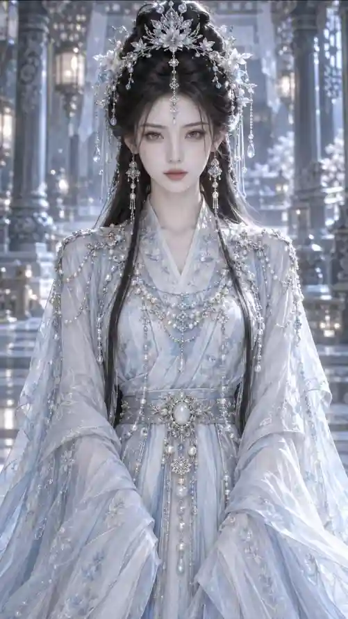 4k仙气壁纸 - 国风 - 汉服 - 灯笼「哲风壁纸」