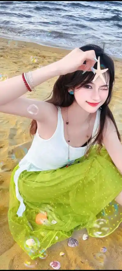 4k人像壁纸 - 夏日 - 微笑 - 沙滩「哲风壁纸」