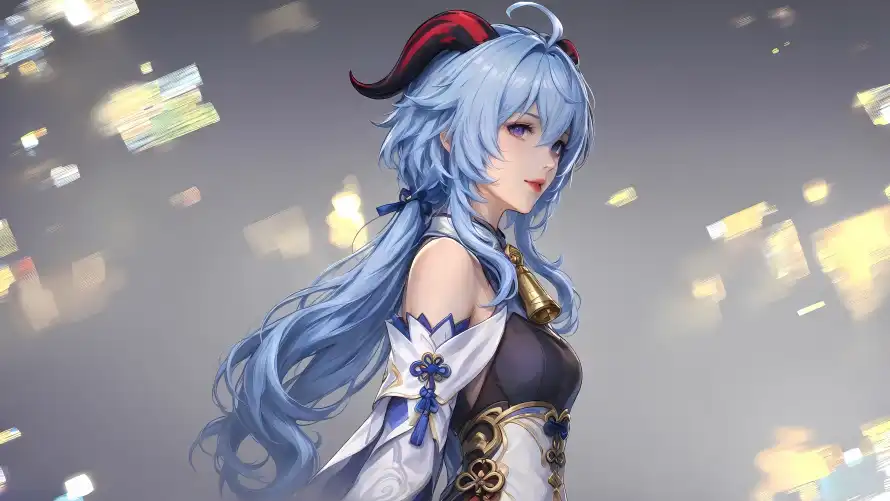 4k侧颜壁纸 - 原神 - 少女 - 甘雨「哲风壁纸」