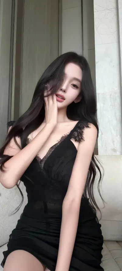 4k美女壁纸 - 沙发 - 坐姿 - 纯欲风「哲风壁纸」