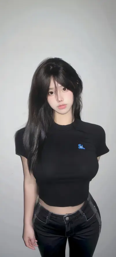 4k长发壁纸 - 美女 - 纯欲风 - 清冷感「哲风壁纸」