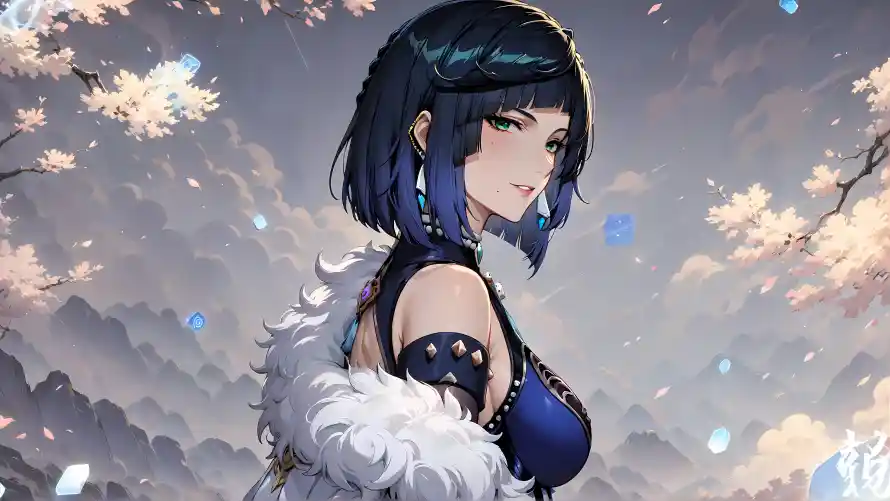 4k二创壁纸 - 原神 - 回眸 - 夜兰「哲风壁纸」 4k二创壁纸 - 原神 - 回眸 - 夜兰「哲风壁纸」