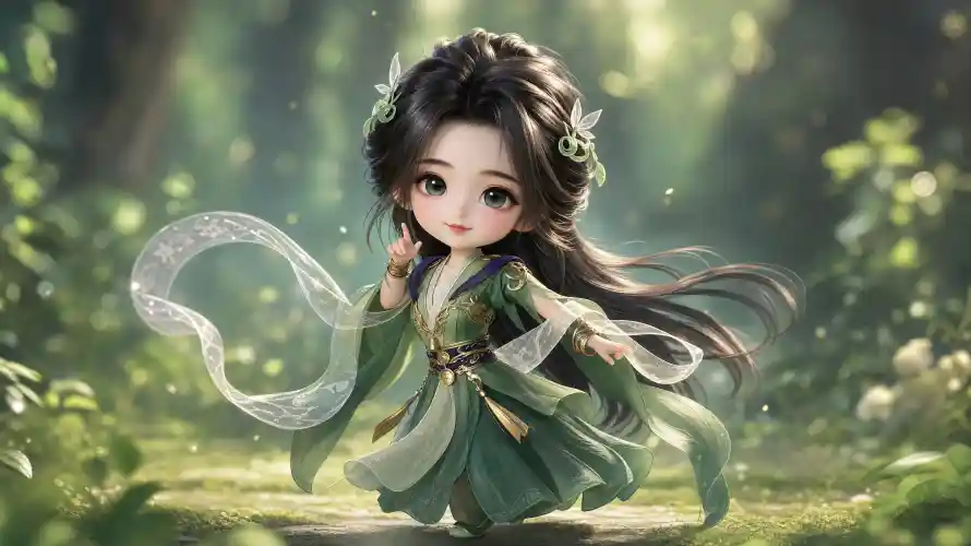 4kQ版壁纸 - 仙气 - 可爱 - 林间「哲风壁纸」