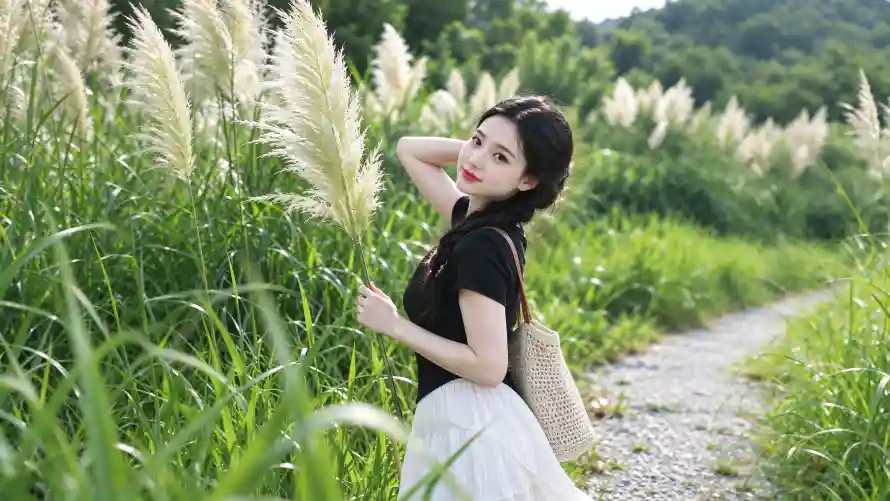 4k夏日壁纸 - 清新 - 绿草 - 美女「哲风壁纸」 4k夏日壁纸 - 清新 - 绿草 - 美女「哲风壁纸」