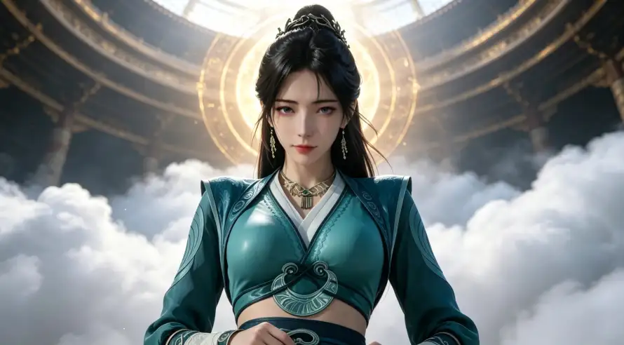 3k云海壁纸-修仙 - 光环-古风「哲风壁纸」