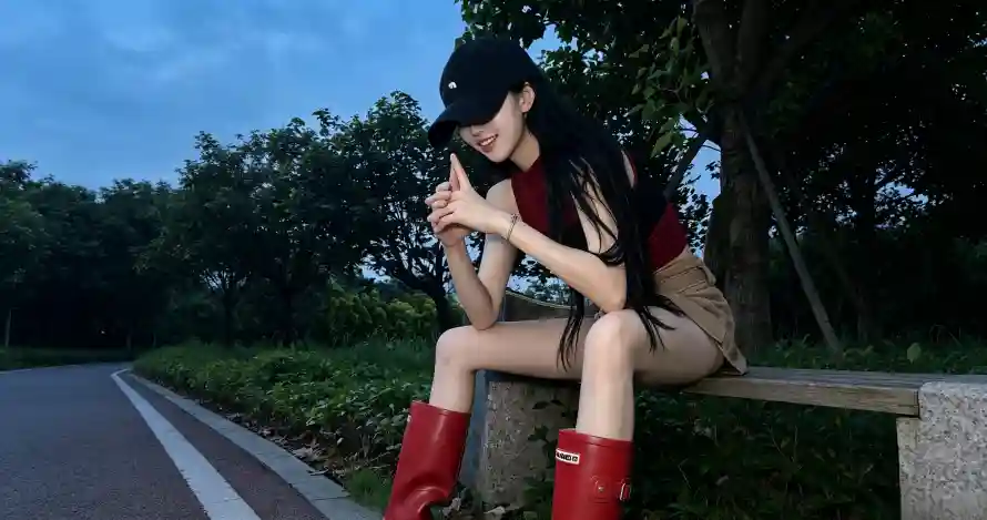 3k坐姿壁纸-户外 - 树木-草地「哲风壁纸」
