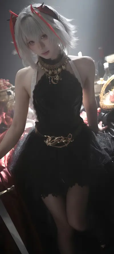 4k少女壁纸 - 漫展 - 白发 - 美女「哲风壁纸」