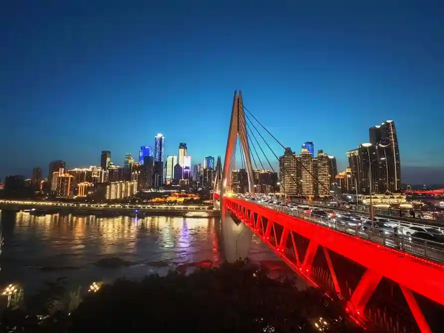 4k江景壁纸-重庆 - 黄昏-嘉陵江「哲风壁纸」