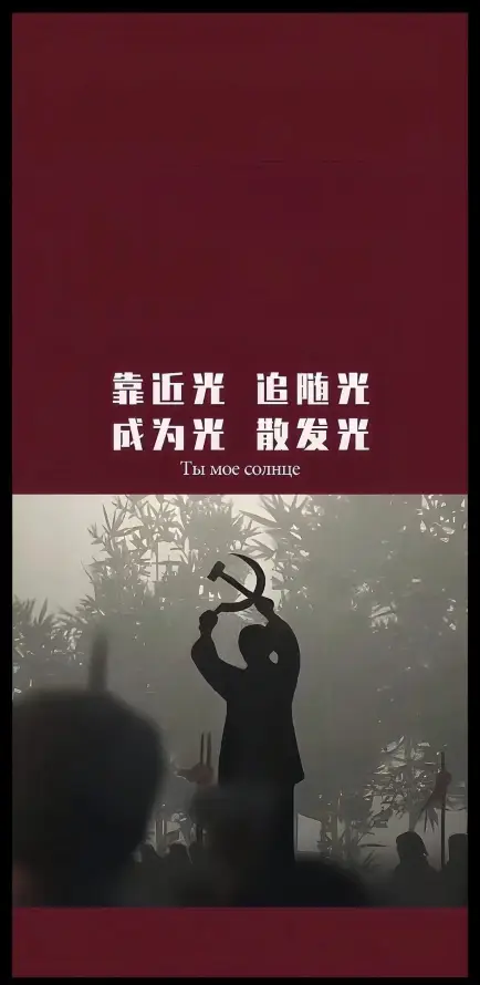 4k人物壁纸 - 党徽 - 剪影 - 复古「哲风壁纸」
